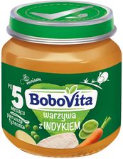 Bobovita Warzywa Z Indykiem Po 5 Miesiącu 125G