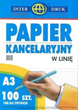 Interdruk Papier Kancelaryjny W Linię A3/100 Szt [424541]