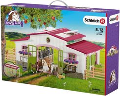 Schleich Stajnia Biało Różowa + Akcesoria 42344